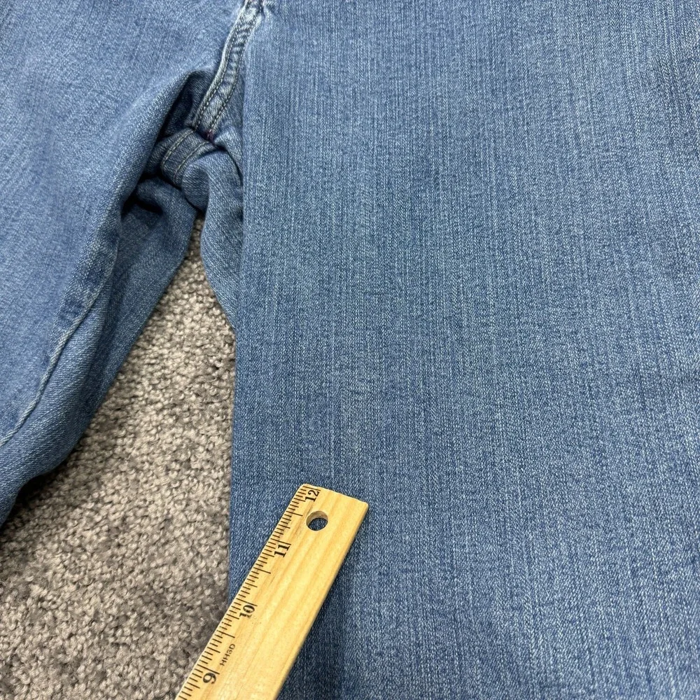 NYDJ Jeans Womens 12 Blue Cropped Stretch Medium Wash Denim Lift Tuck Technology - Picture 8 of 11